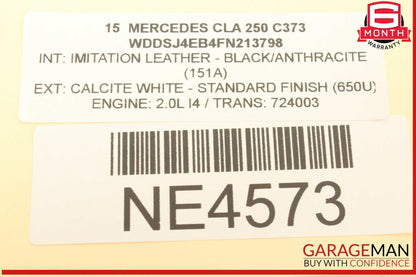 14-20 Mercedes W117 CLA250 GLA250 Front Dash Dashboard Panel Cover Molding OEM