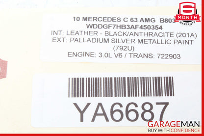 10-11 Mercedes W204 C280 C300 Front Right Side Mirror Door Rear View OEM