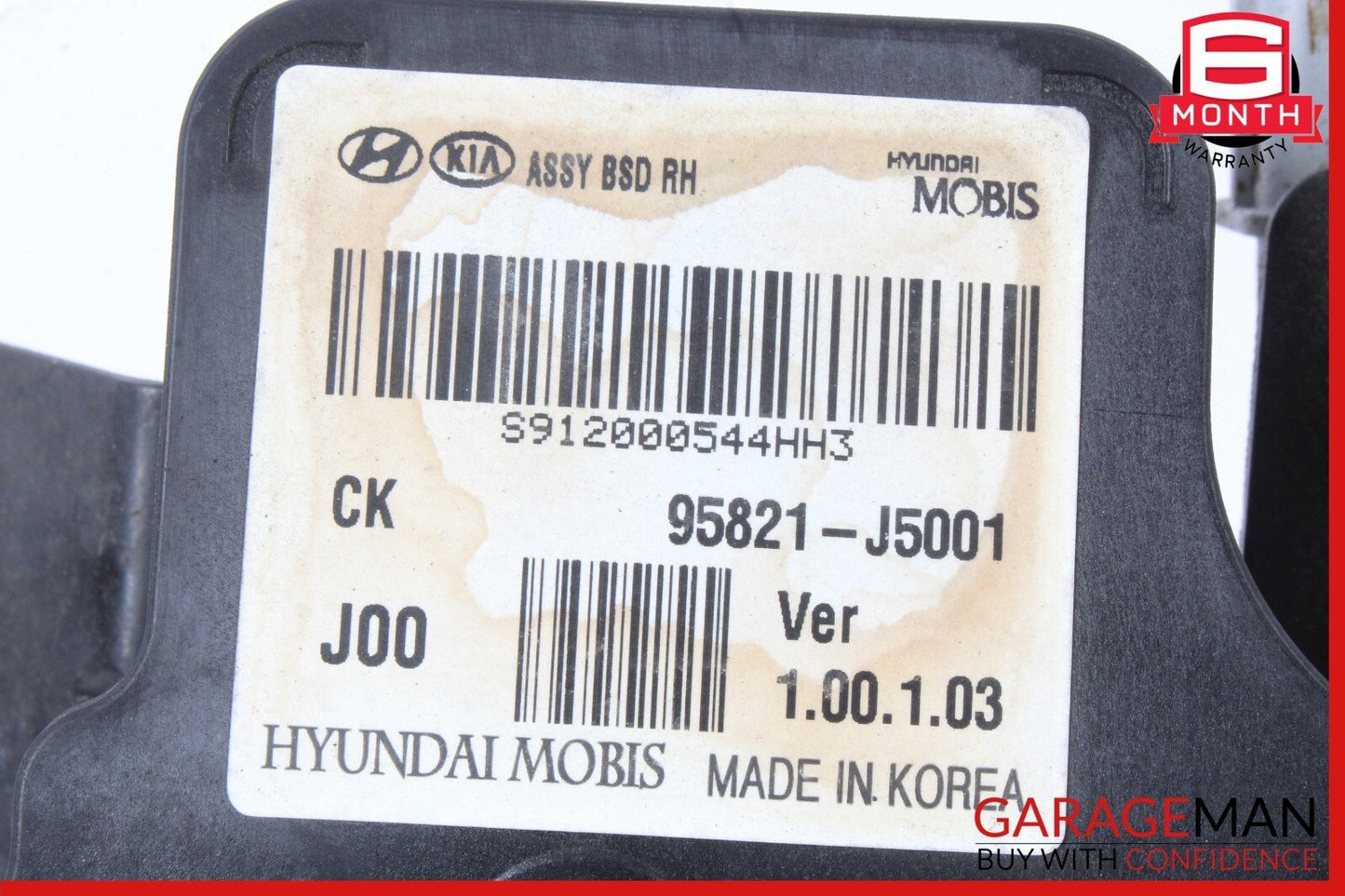 18-21 KIA STINGER REAR RIGHT SIDE BLIND SPOT RADAR SENSOR MODULE W/ BRACKET OEM