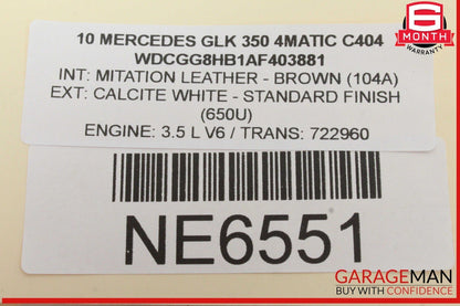 10-15 Mercedes X204 GLK350 4MATIC Right Passenger Side Exterior Door Handle OEM