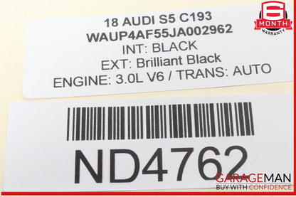 18-24 Audi S5 Rear Left or Rear Right Side Lower Control Arm 8W0505311E OEM