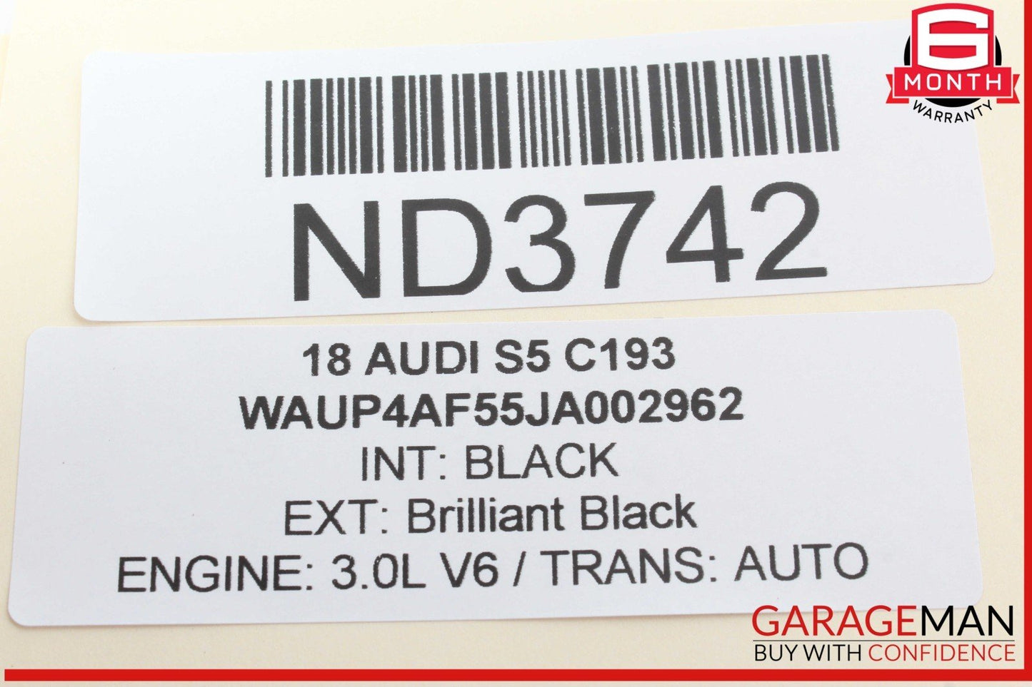 17-24 Audi S5 A4 Main Body Relay Fuse Box 8W0971845AJ OEM