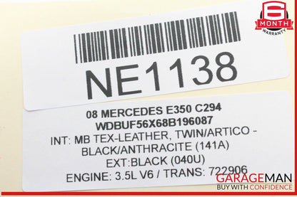03-09 Mercedes W211 E350 E550 Front Right Passenger Side Door Control Module OEM