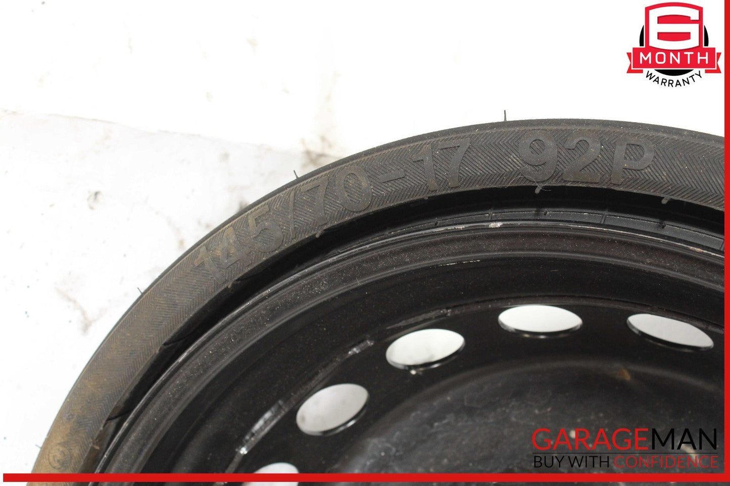12-20 Mercedes R172 SLK350 Emergency Spare Tire Wheel Donut Space Saver 4.5Bx17