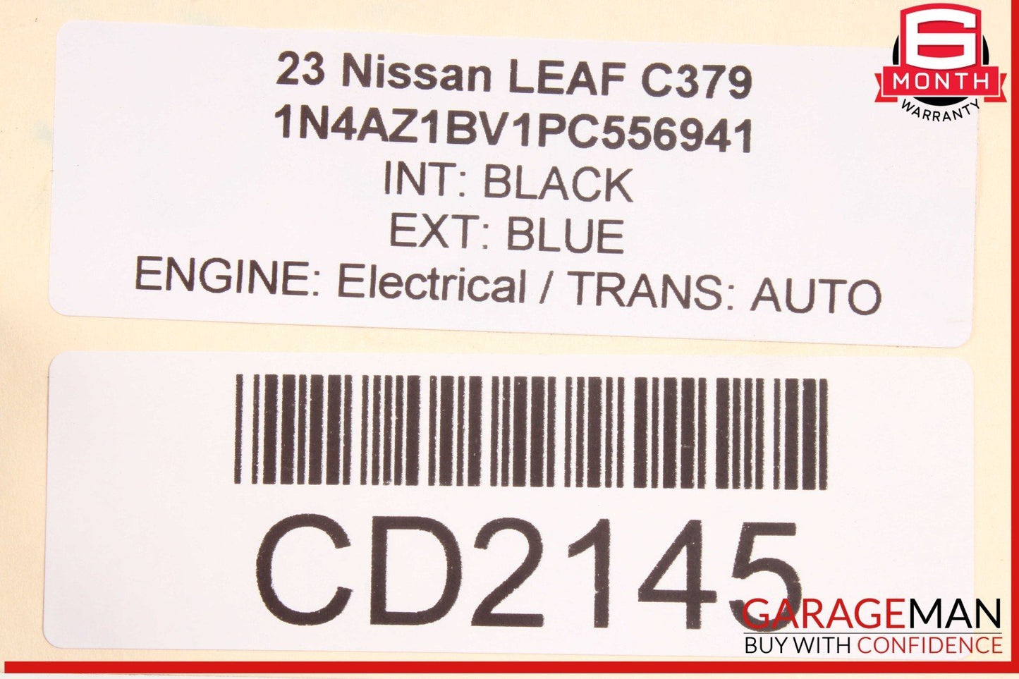 17-24 Nissan Leaf Electric Traction Motor w/ Transmission Assy OEM 2k