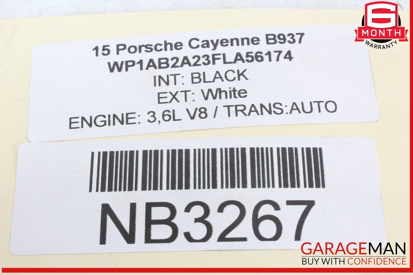 15-18 Porsche Cayenne 958 Rear Right Side Knuckle Spindle OEM