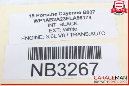 15-18 Porsche Cayenne 958 Rear Right Side Knuckle Spindle OEM