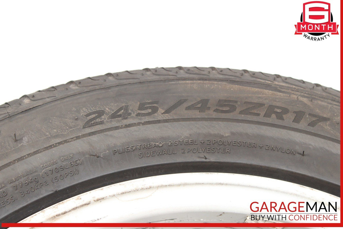 97-04 Porsche Boxster 986 Rear Wheel Tire Rim 8.5Jx17 ET50 OEM