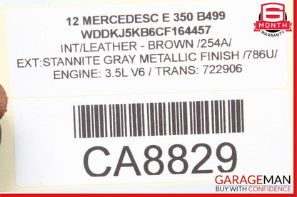 08-20 Mercedes W212 E350 E550 C300 Front Right Side Spindle Knuckle Hub OEM