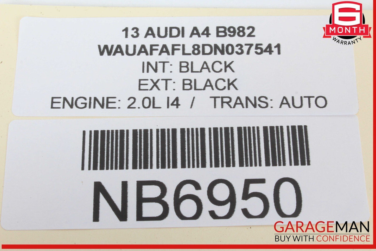 13-16 Audi A4 Speedometer Instrument Cluster Gauge 8K0920950R OEM