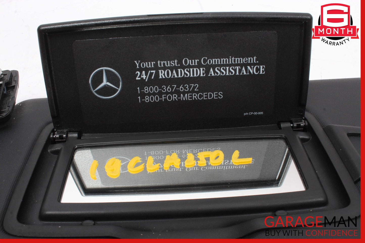 14-20 Mercedes W117 CLA250 GLA250 Front Left Driver Side Sunvisor Sun Visor OEM