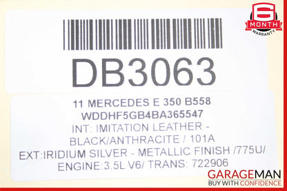 08-16 Mercedes E350 C350 RWD Rear Diff Differential Axle Carrier Gear Ratio 2.82