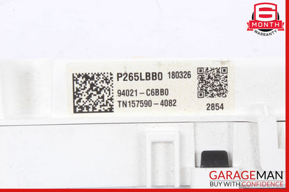 19-20 Kia Sorento Instrument Cluster Speedometer OEM