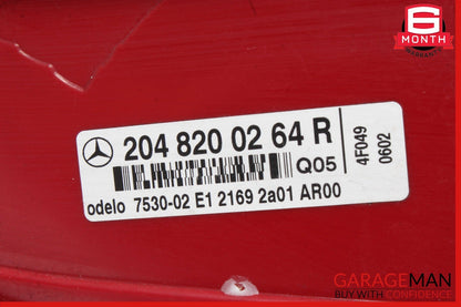 08-11 Mercedes W204 C300 C250 C63 AMG Sedan Rear Right Taillight Tail Light Lamp