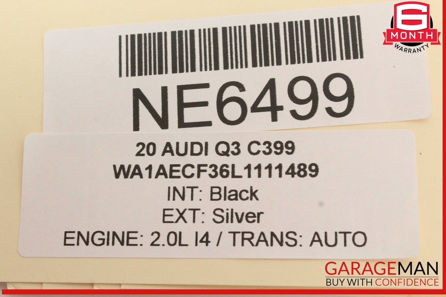 15-24 Audi Q3 A3 S3 RS3 Front Left Driver Side Exterior Door Handle Silver OEM