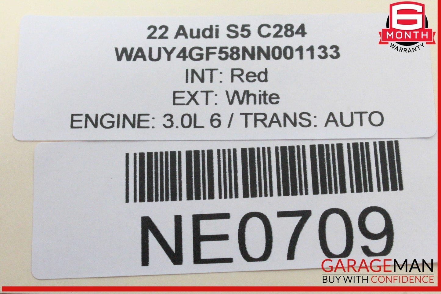 18-24 Audi S5 A5 Front Left Driver Side Window Regulator Motor 8W0959802 OEM