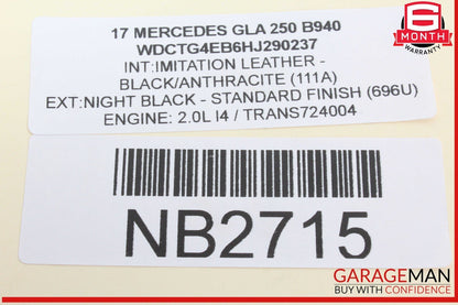 14-20 Mercedes X156 GLA250 CLA250 Front Dash Dashboard Panel Cover Molding OEM