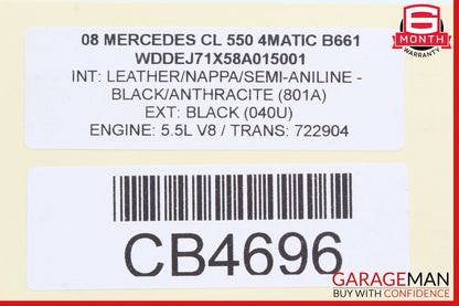 07-14 Mercedes W216 CL550 S63 AMG S400 A/C AC Heater Climate Control Switch OEM
