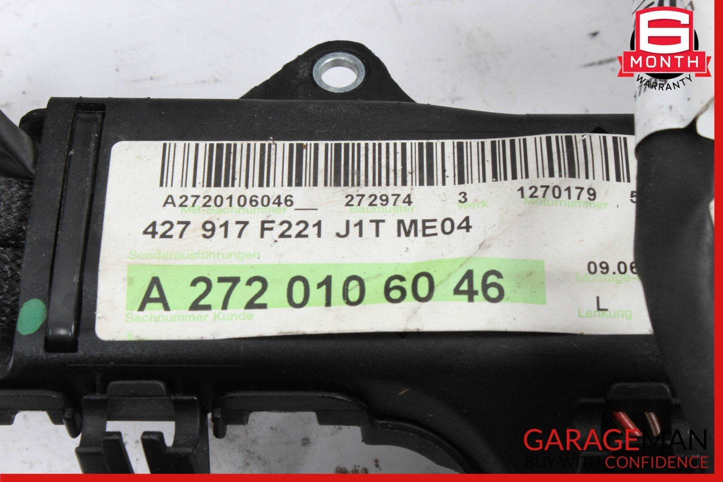 10-13 Mercedes W221 S400 Hybrid Engine Motor Wiring Harness 2720106046