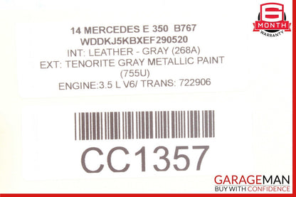 10-17 Mercedes W207 E350 Coupe Window Regulator Motor Front Left Driver OEM