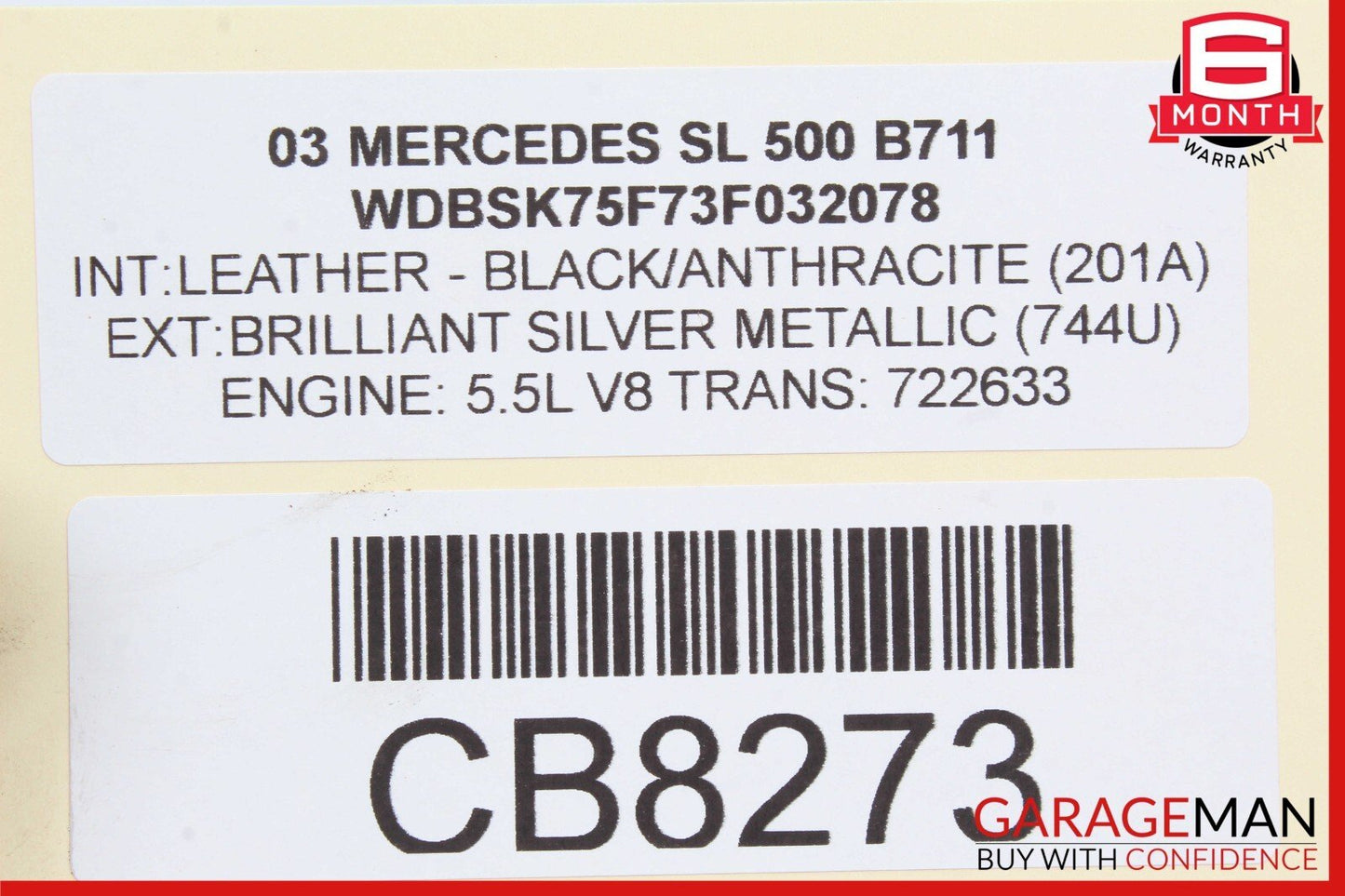 00-08 Mercedes R230 SL500 S55 AMG Pressure Relief Valve ABC Hydraulic Suspension