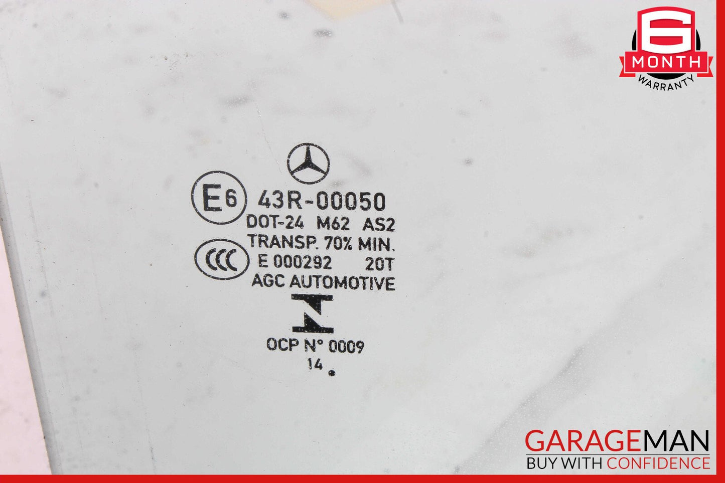 14-18 Mercedes W117 CLA250 Rear Right Side Door Window Auto Glass OEM