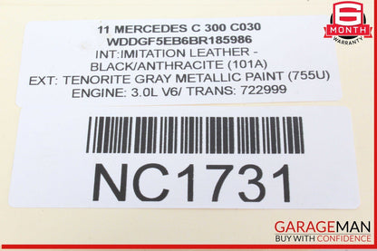 08-11 Mercedes W204 C300 C350 Navigation LCD Display Screen Monitor w/Cover OEM
