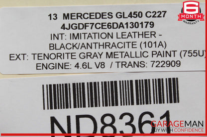 12-19 Mercedes X166 GL450 GLE550 Front Differential Axle Carrier Diff OEM