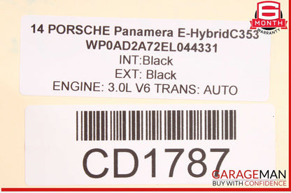 12-16 Porsche Panamera 970 E-Hybrid Left Exhaust Downpipe 97011334916 OEM