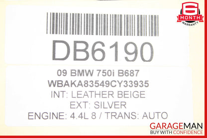 09-12 BMW 750i Radiator Cooling Fan Motor AC Condenser Intercooler Assy