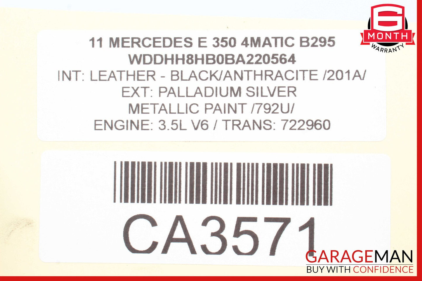 10-18 Mercedes W212 E550 CLS400 Rear Left & Right Brake Caliper Calipers Set OEM