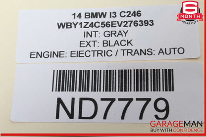 14-21 BMW i3 I01 Front Right Side Lower Bumper Reinforcement Bar Bracket OEM