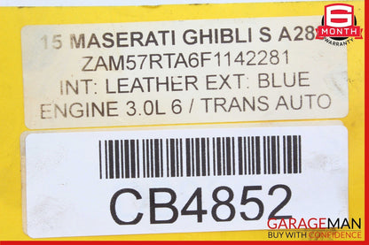 14-17 Maserati Ghibli S Q4 AWD Front Driveshaft Propeller Drive Axle Shaft OEM