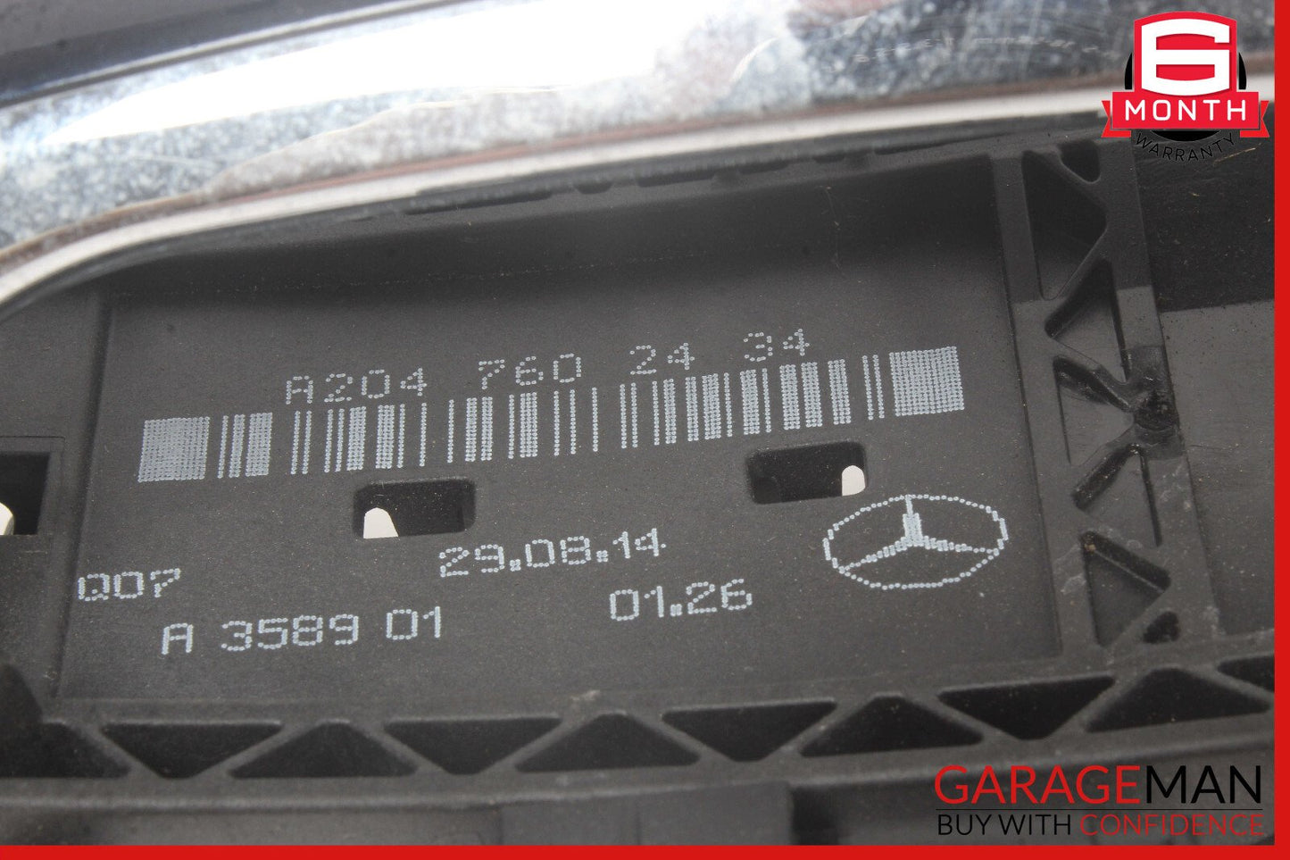 10-17 Mercedes W212 E350 Front Right Side Exterior Door Handle Keyless Go OEM
