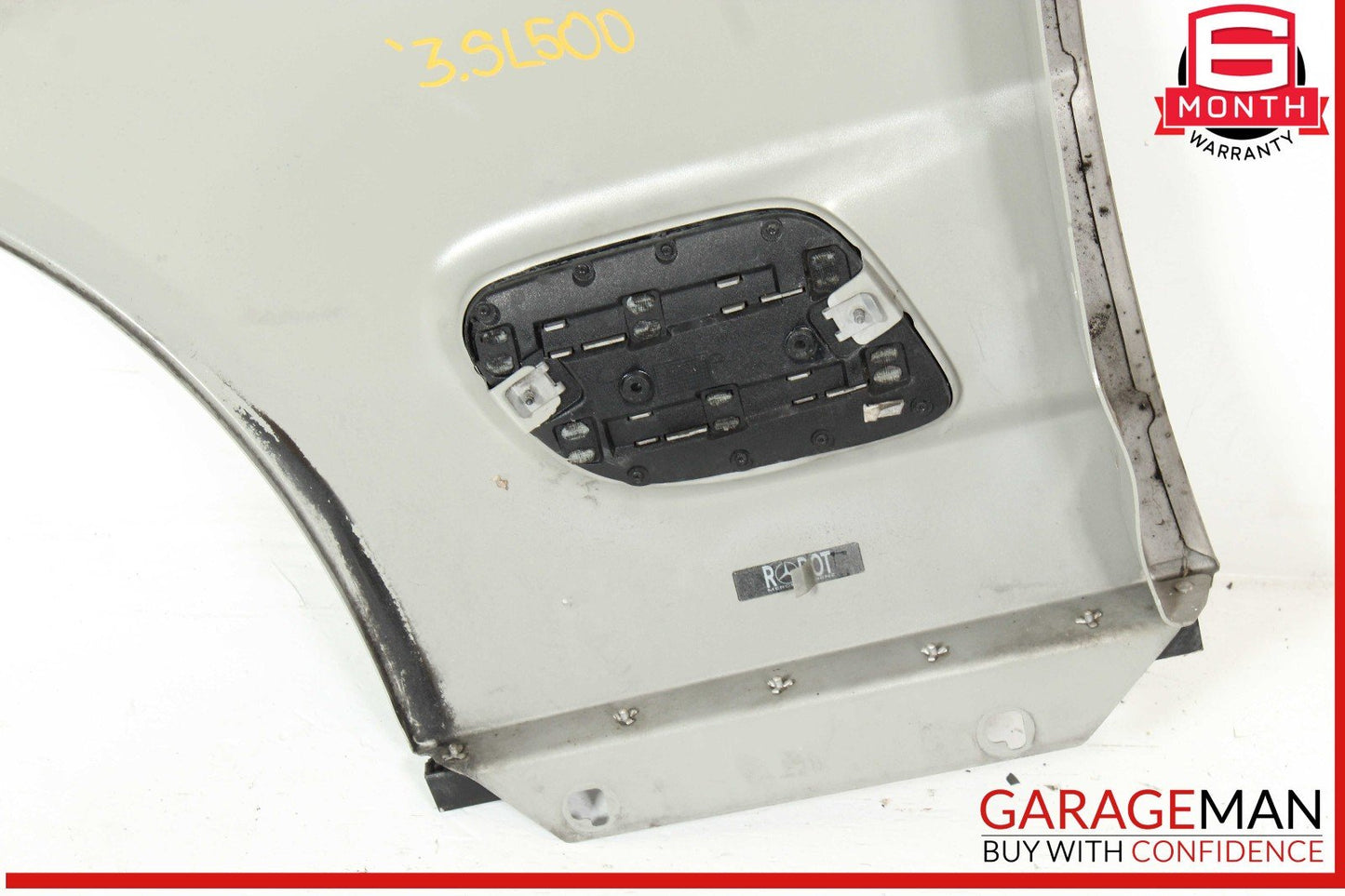 03-08 Mercedes R230 SL500 Front Right Side Wing Fender Panel Cover Silver