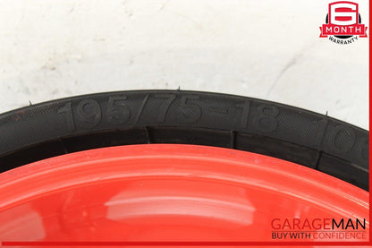 11-18 Porsche Cayenne 958 Emergency Spare Tire Wheel Donut Rim 18 18" OEM