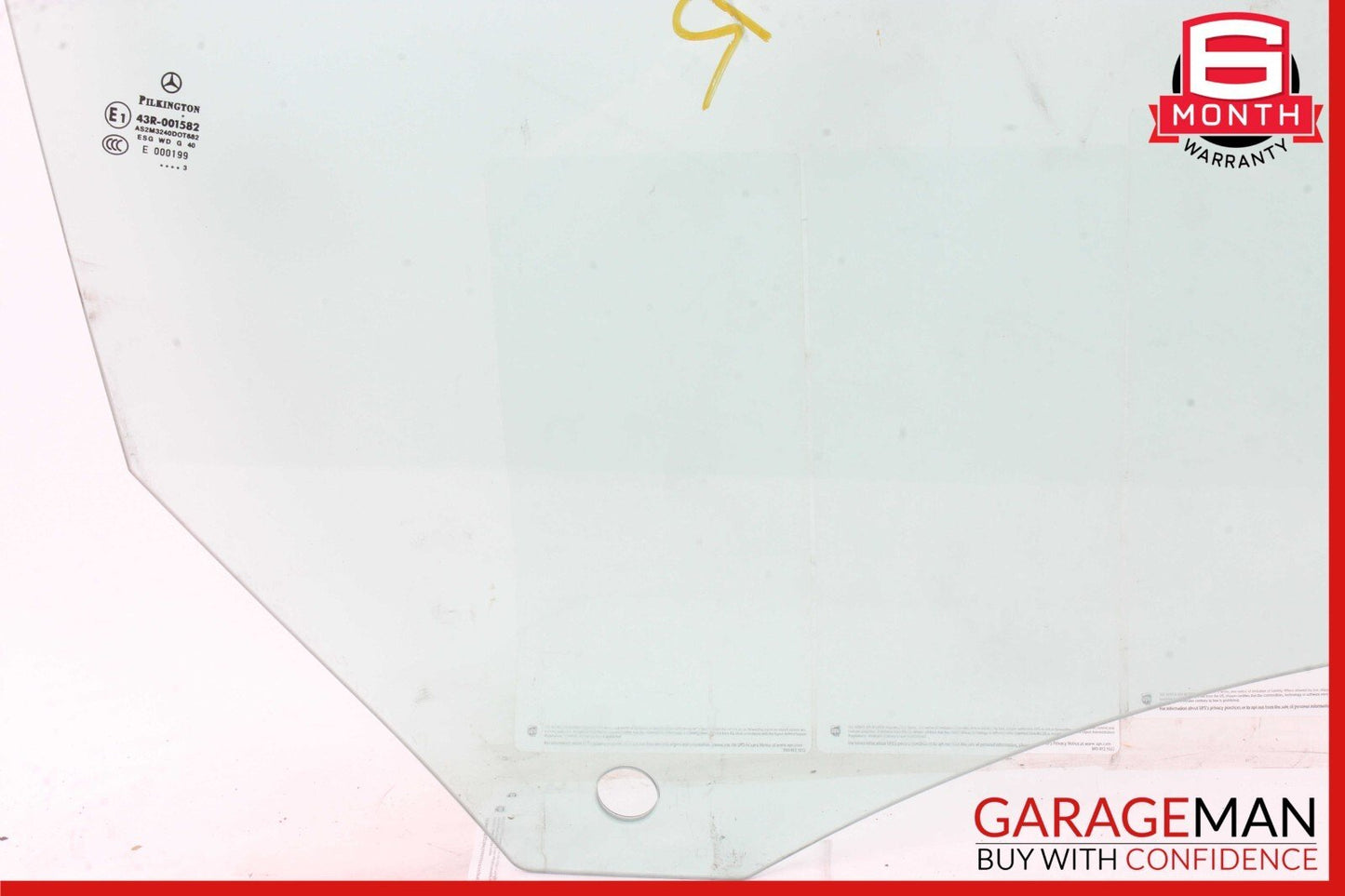 12-20 Mercedes R172 SLK250 SLK350 Front Right Side Door Window Auto Glass Clear