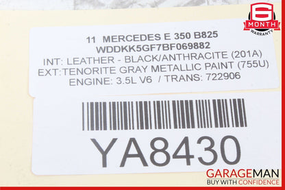 08-17 Mercedes W204 C250 C350 Center Console Ashtray Ash Tray Storage OEM