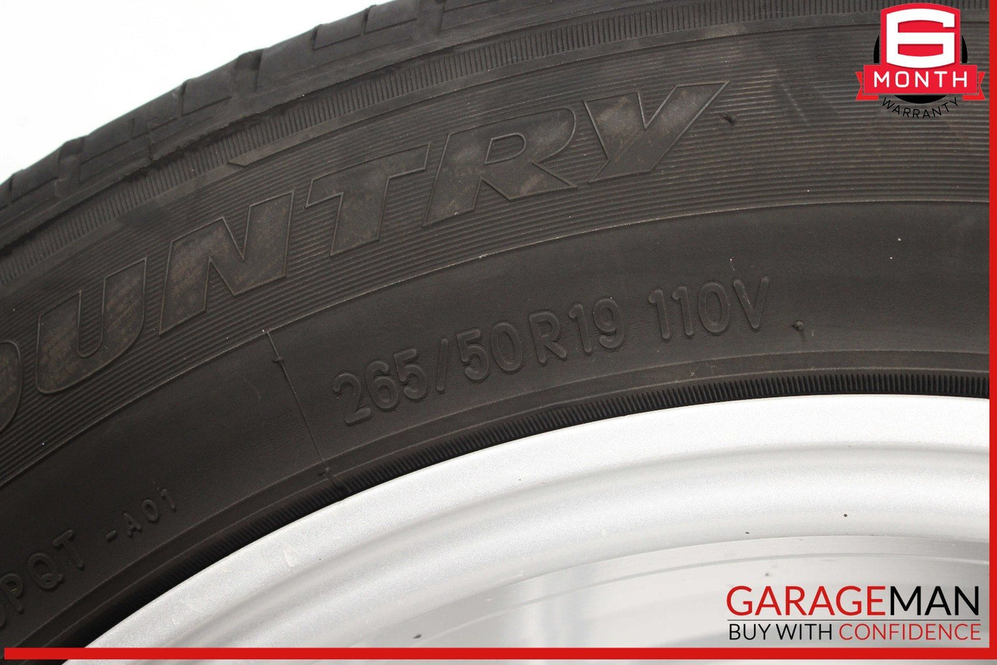 11-18 Porsche Cayenne 958 8.5Jx19 19" R19 Wheel Tire Rim Silver 7P5601025A