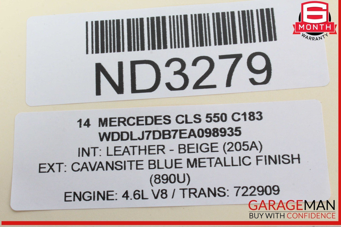 10-18 Mercedes W218 CLS550 E400 Rear SAM Fuse Box Relay Control 2129001406 OEM