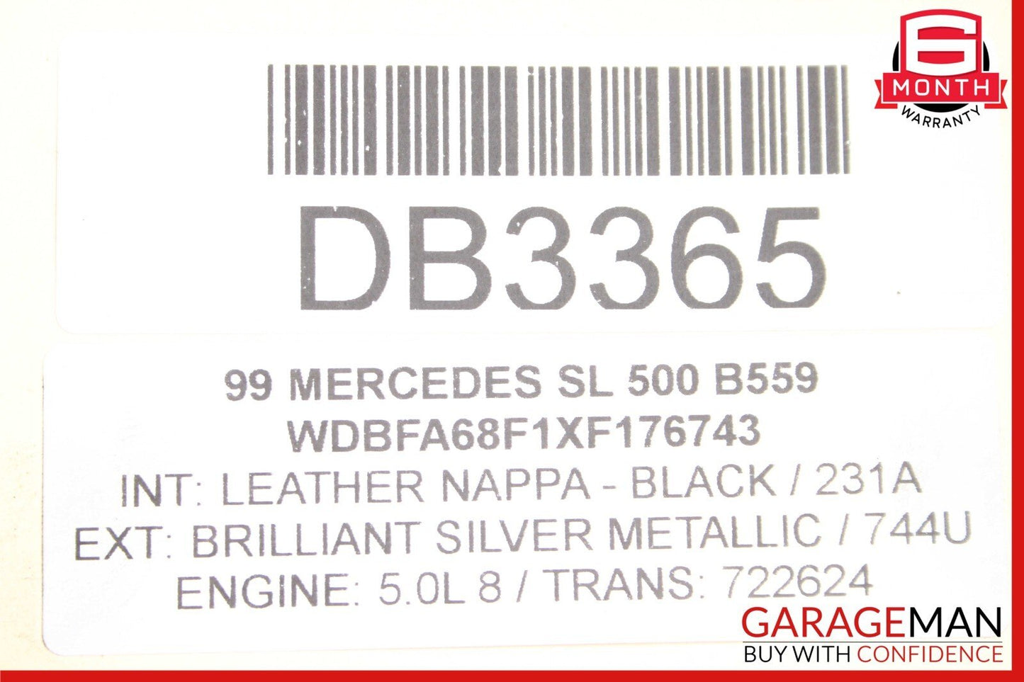 98-02 Mercedes R129 SL500 Rear Differential Diff Axle Carrier