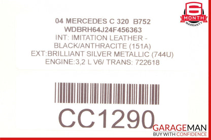 02-04 Mercedes W203 C320 C32 SLK32 AMG M112 Water Pump 1122010501 OEM