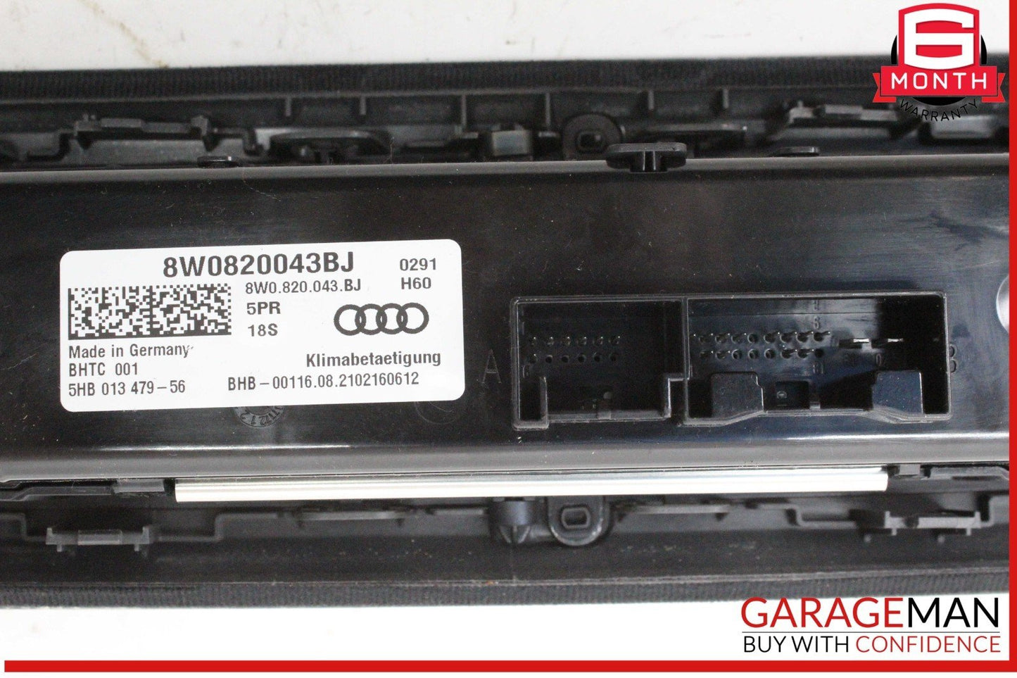18-24 Audi S5 A5 Dash AC A/C Climate Control Switch w/ Trim Cover Panel OEM