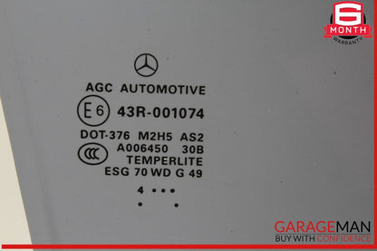 12-19 Mercedes X166 GL450 GLE43 AMG GLS550 Front Right Door Window Glass OEM