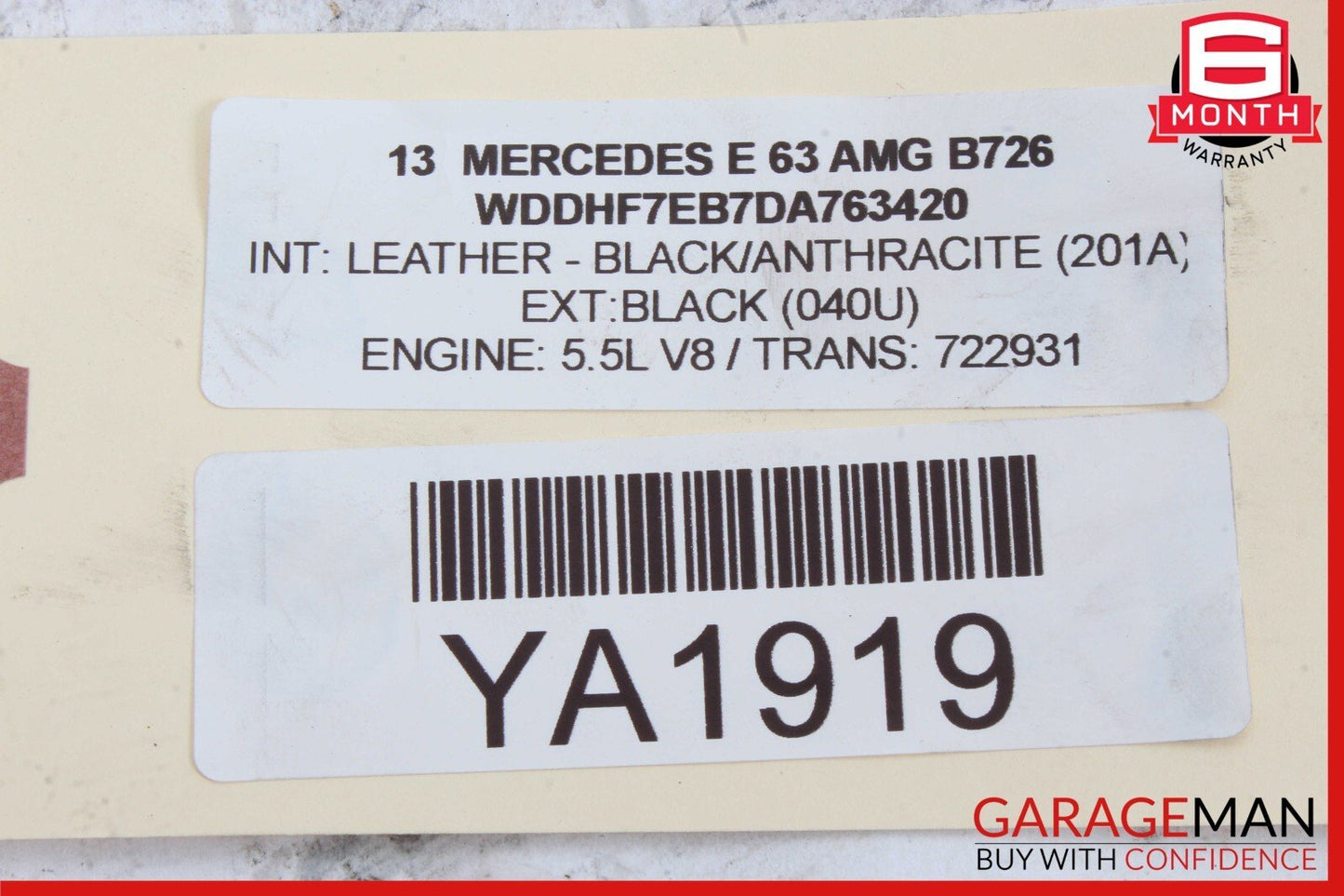 10-16 Mercedes W212 E63 AMG Front Left Driver Side Spindle Knuckle Hub Bearing