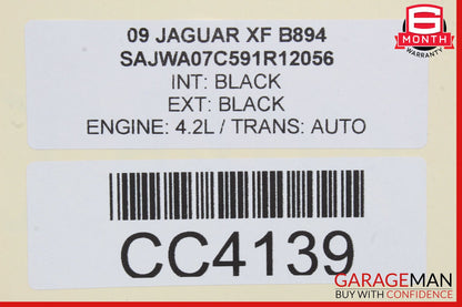 09-11 Jaguar XF Rear Left Driver Side Interior Door Panel Trim OEM