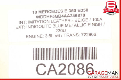 08-17 Mercedes W212 E350 C300 CLS550 SLK350 Trunk Lid Latch Lock Actuator OEM