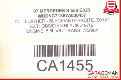 07-13 Mercedes W221 S550 Rear Right Airmatic Air Suspension Shock Strut Absorber