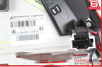 13-16 Mercedes X166 GL450 GL550 Rear Right Side Inner Tail Light Lamp OEM