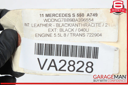 07-13 Mercedes W221 S550 Trunk Lid Locking Hydraulic Pull Down Pump Assembly